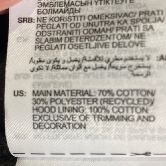 ADIDAS Tiro Winterized Hoodie Sweatshirt Track Jacket Black Lilac 3/4 Zip S NWT - Picture 13 of 16